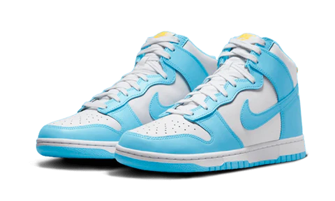 Nike Dunk High White Blue Chill