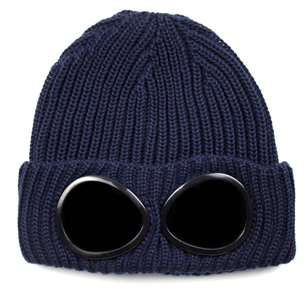 C.P. Company Beanie Blue Navy