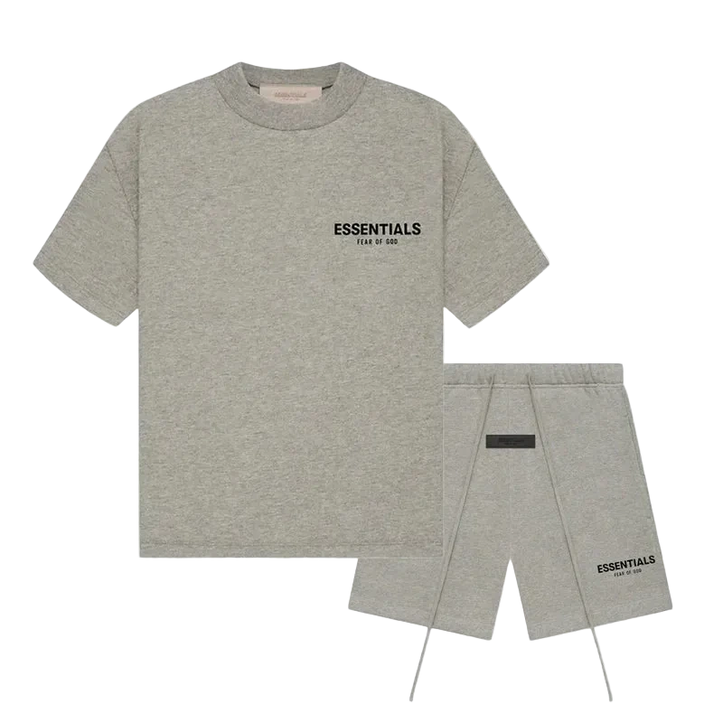 Fear of God Essentials (SS22) Dark Oatmeal - Summerset (T-Shirt & Short)