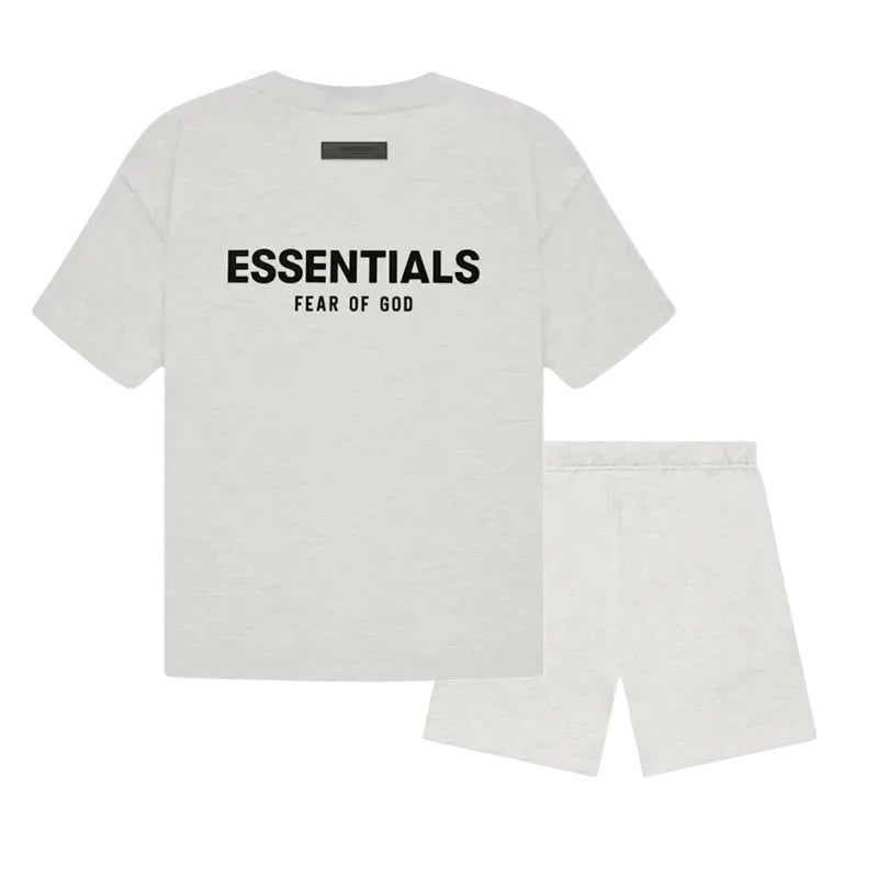 Fear of God Essentials Light Oatmeal - Summerset (T-Shirt & Short)