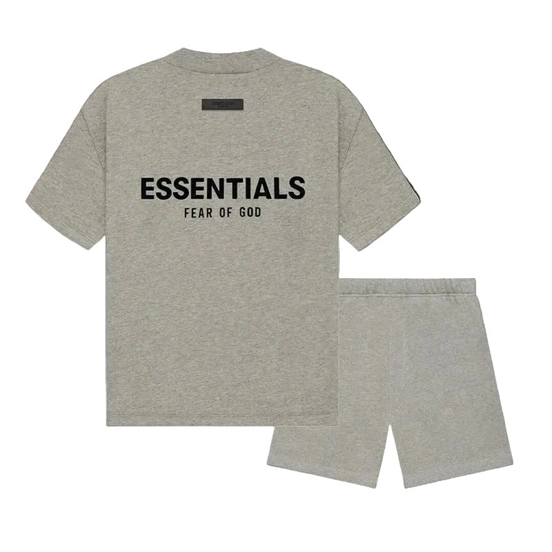 Fear of God Essentials (SS22) Dark Oatmeal - Summerset (T-Shirt & Short)