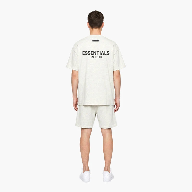 Fear of God Essentials Light Oatmeal - Summerset (T-Shirt & Short)