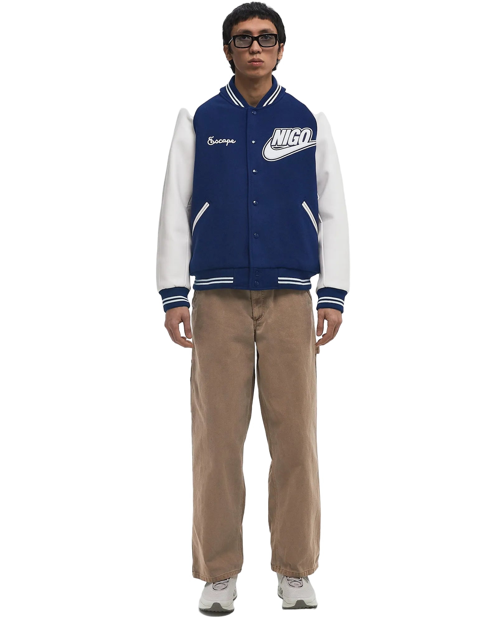 Nike x Nigo NRG Varsity Jacket Navy