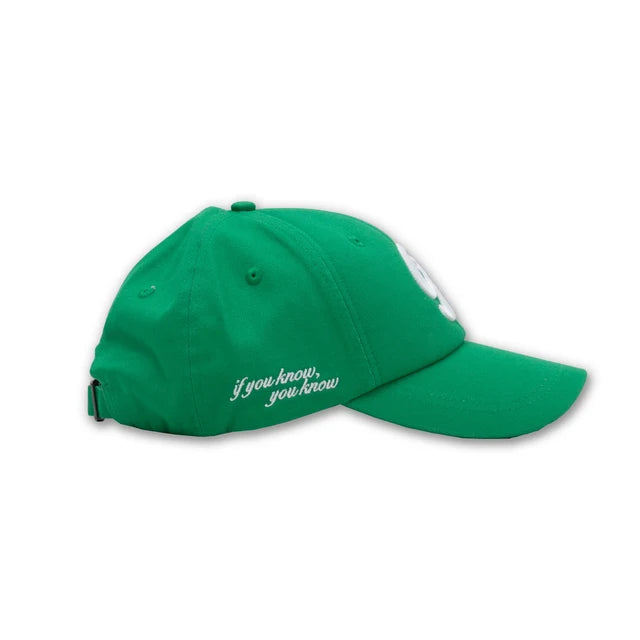 GW "If You Know You Know" Emerald Green Embroidered Six Panel Hat
