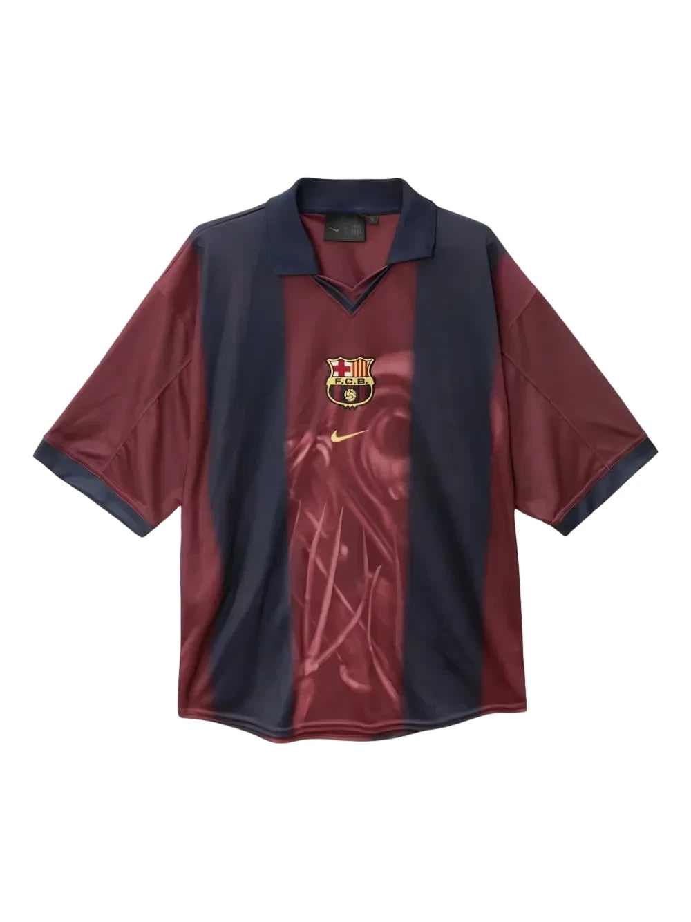Travis Scott x Nike x FC Barcelona Retro 2000/01 Home Skeleton Jersey