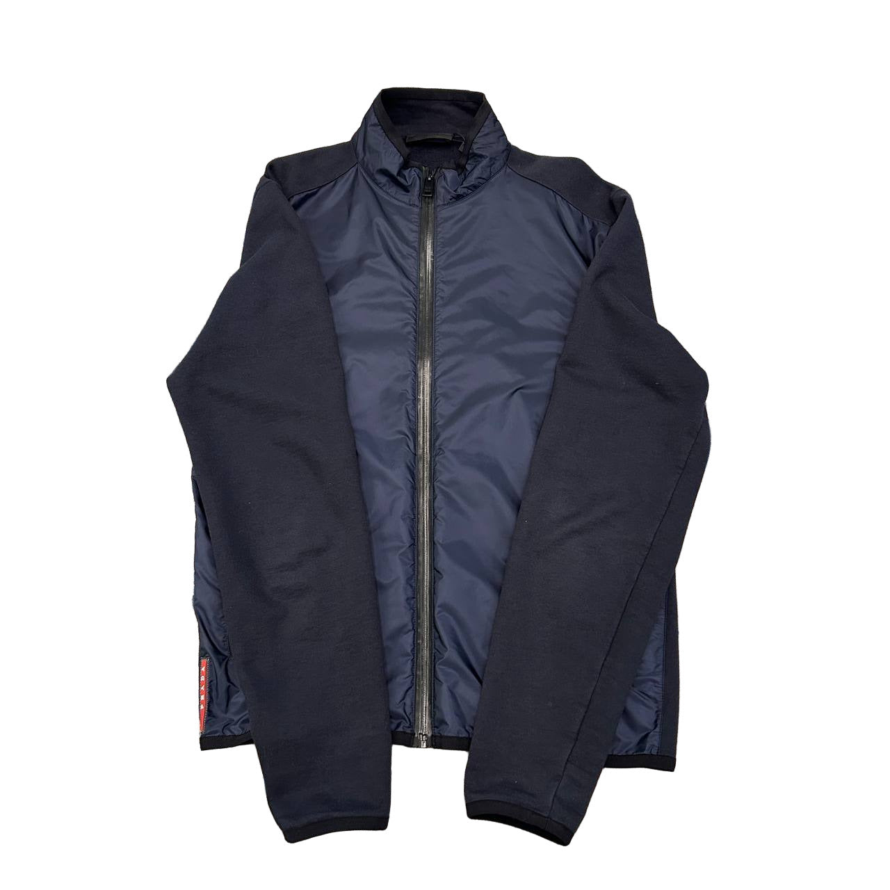 Prada Sport Nylon Panel Full Zip Jacket 9.5/10