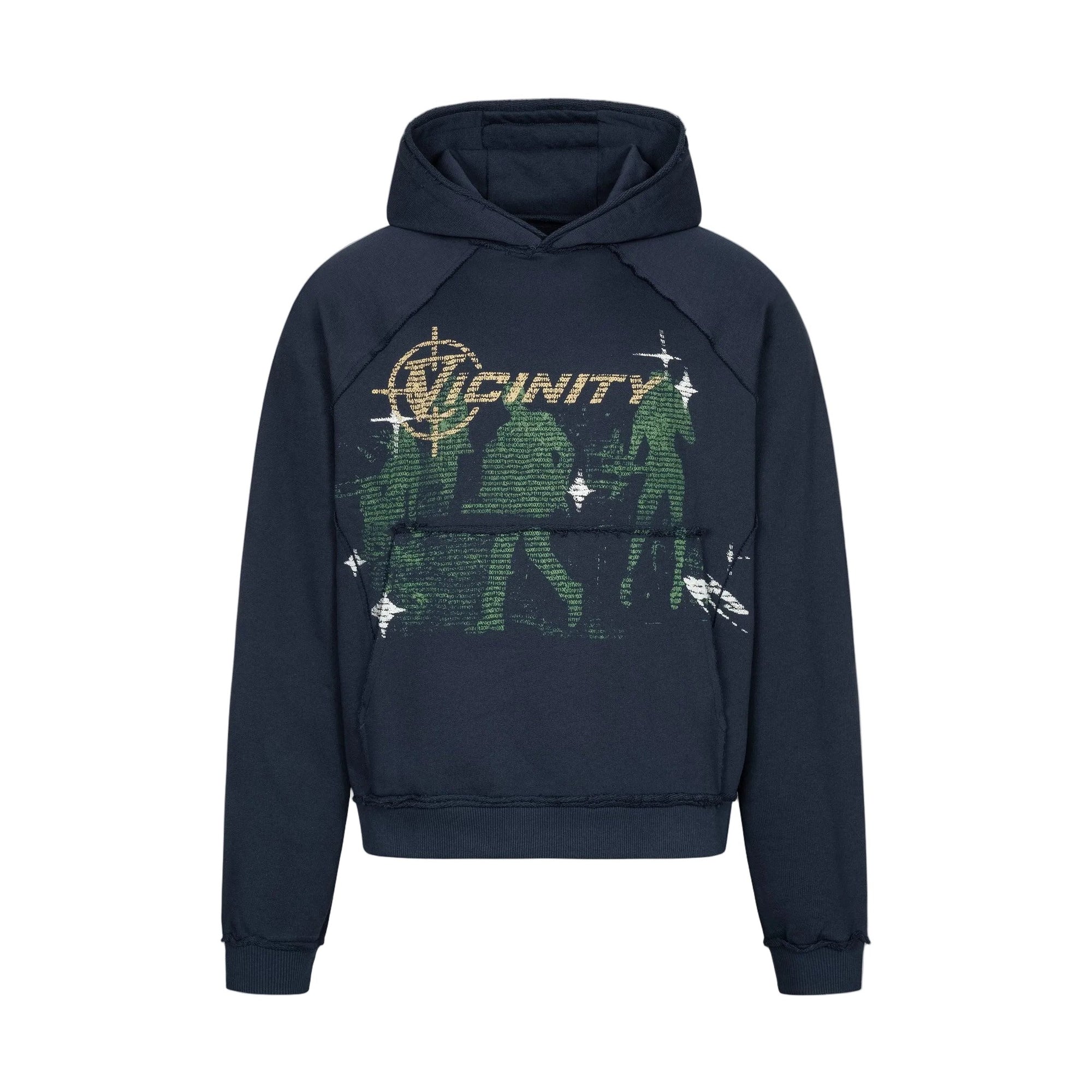 Vicinity Binary Insideout Hoodie Blue Navy
